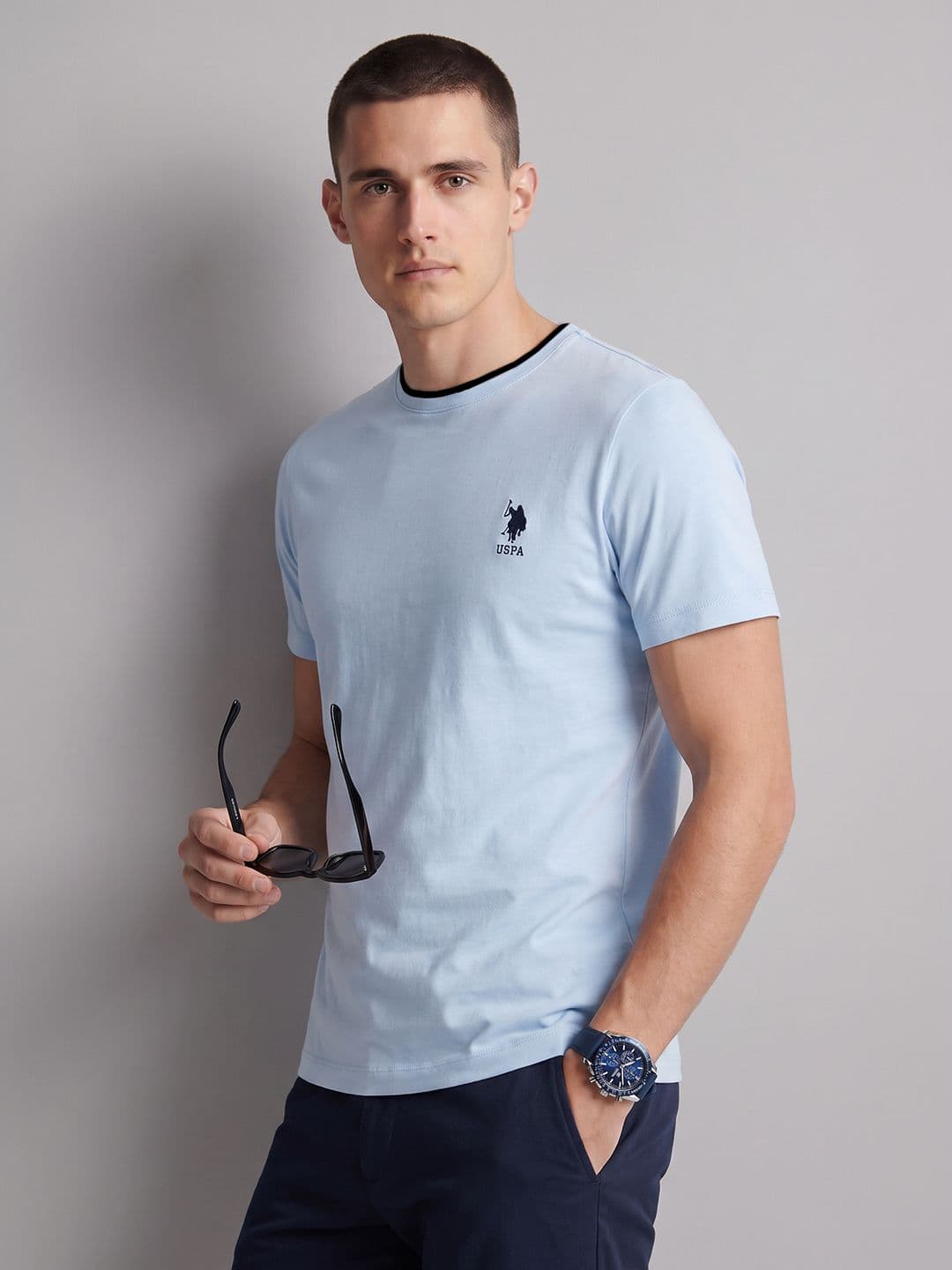 U.S. Polo Assn. Brand Logo Pure Cotton T-shirt - view 1