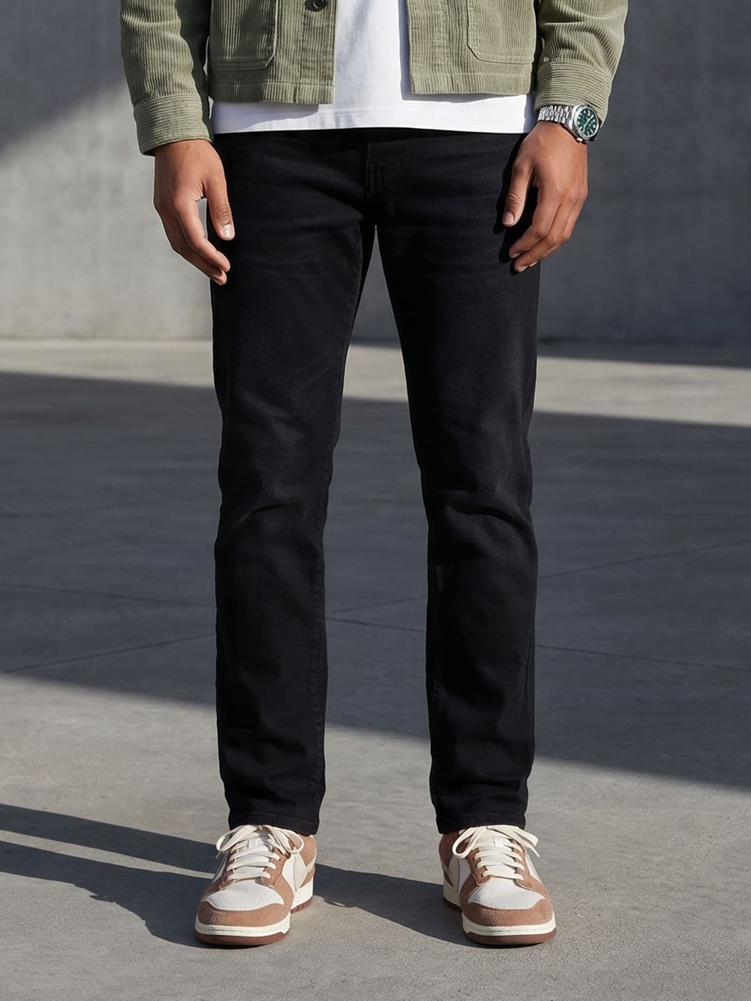 The Roadster Life Co. Men Regular Fit Light Fade Stretchable Jeans - view 1