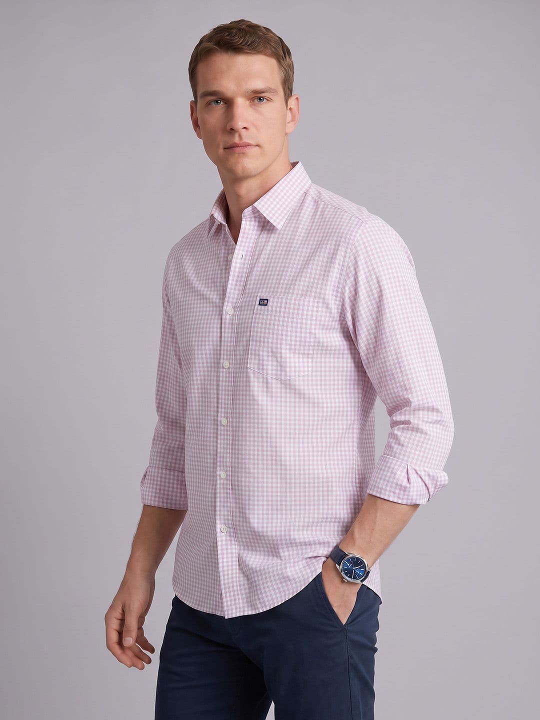 Arrow Sport Gingham Checked Casual Shirt - view 1