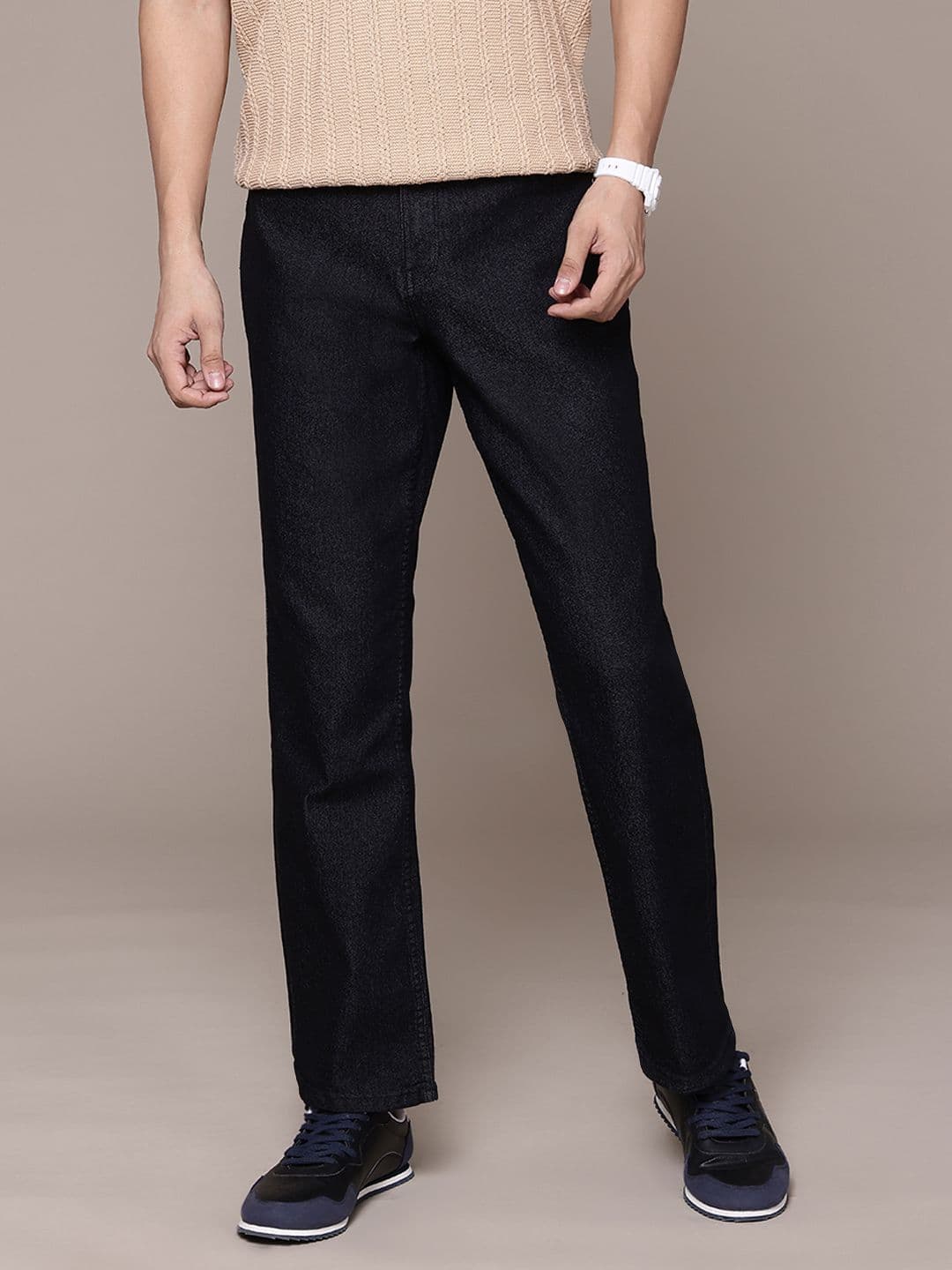 Roadster Men Straight Fit Stretchable Jeans - view 1