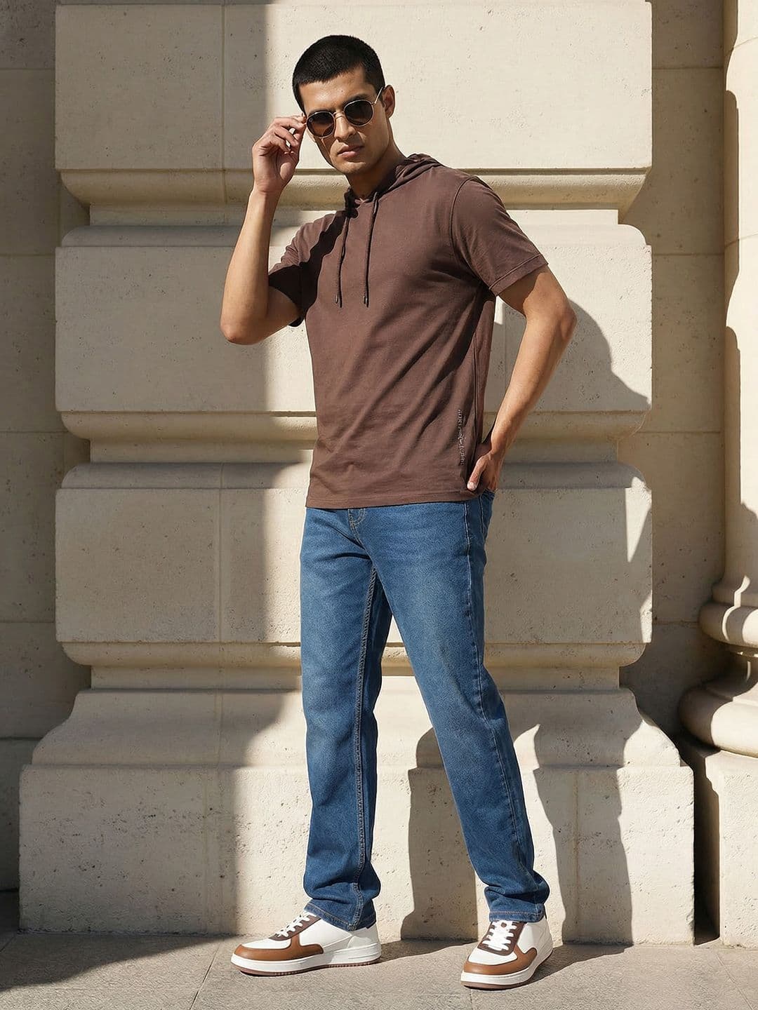 The Roadster Life Co. Men Regular Fit Mid-Rise Stretchable Jeans - view 1