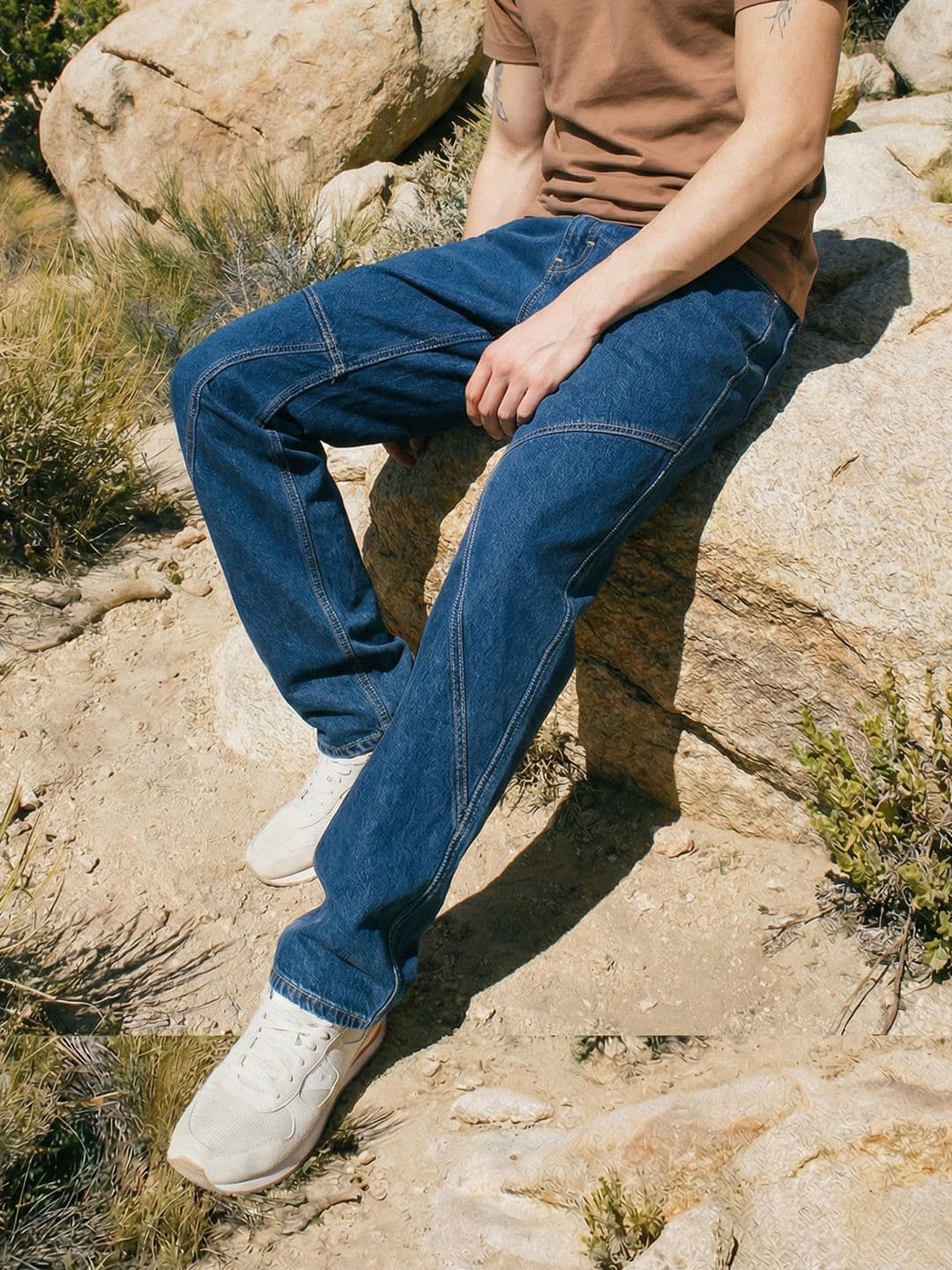 The Roadster Life Co. Men Straight Fit Paneled Jeans - view 1