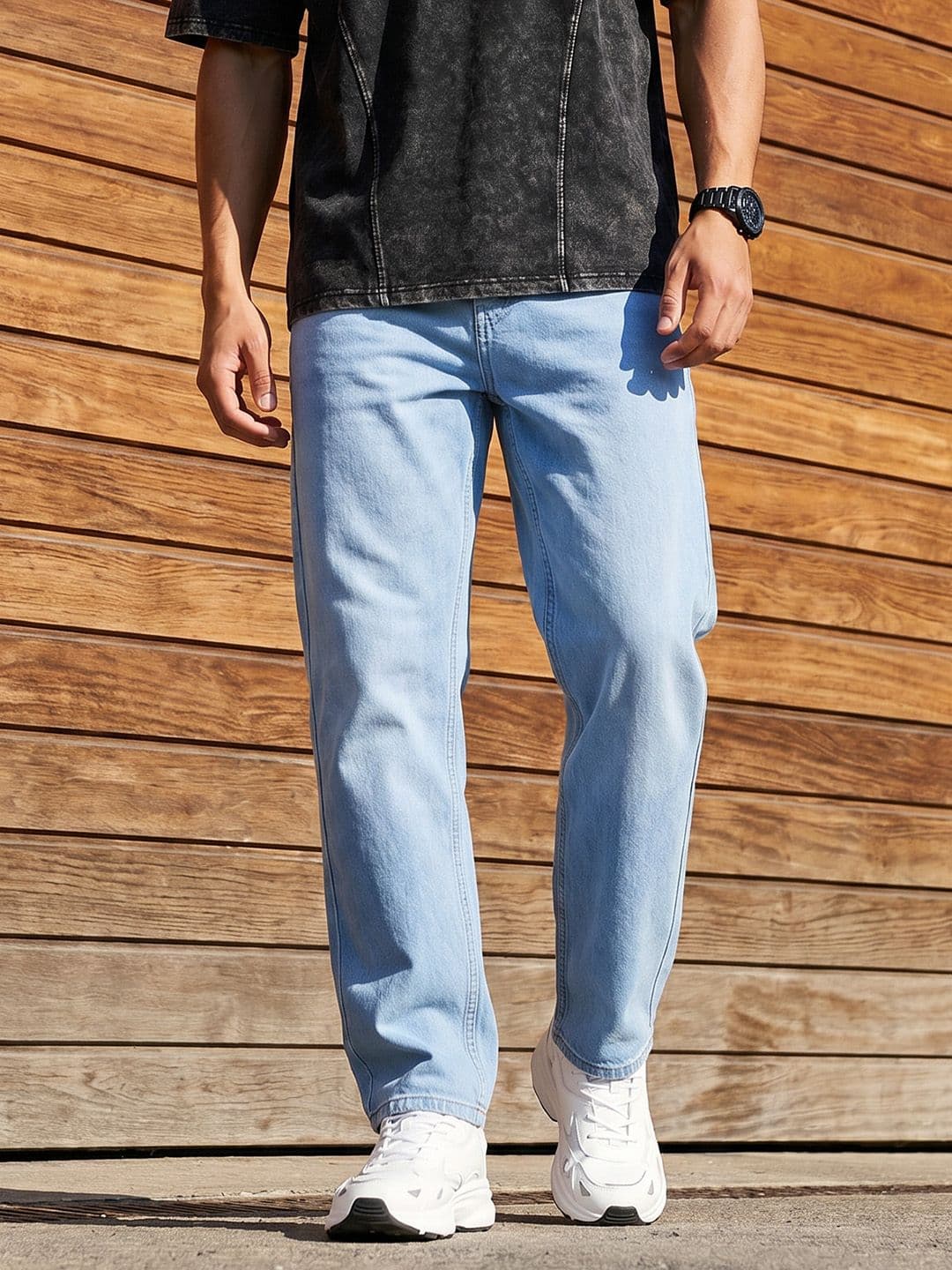 The Roadster Life Co. Men Baggy Fit Stretchable Jeans - view 1