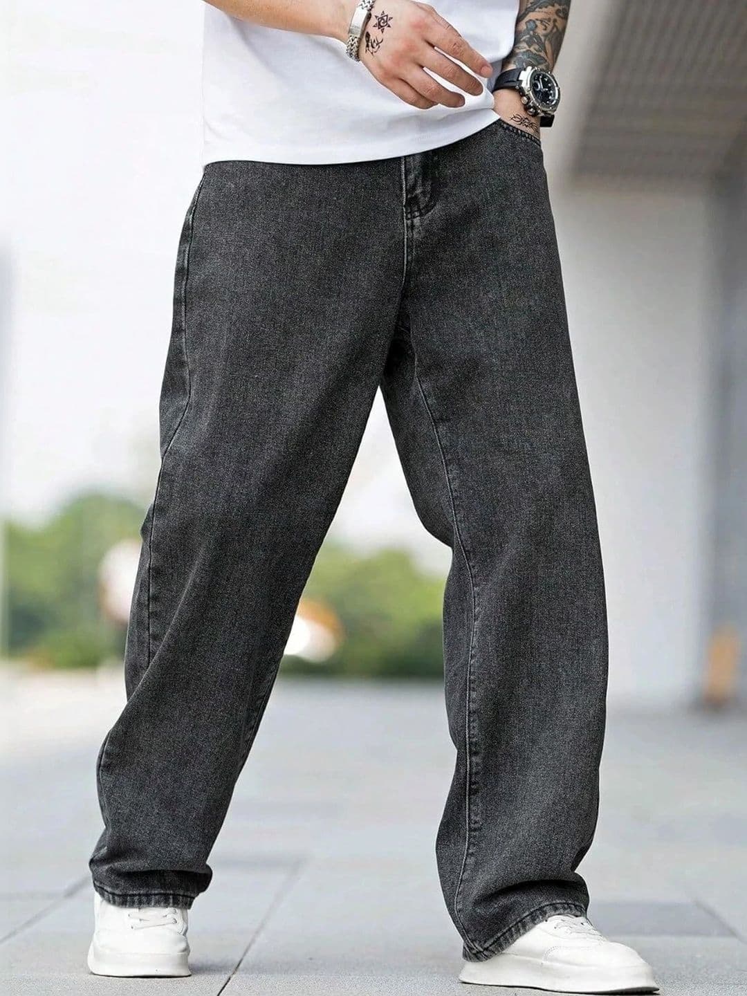 Encrypt Men Straight Fit Mid-Rise Stretchable Jeans - view 1