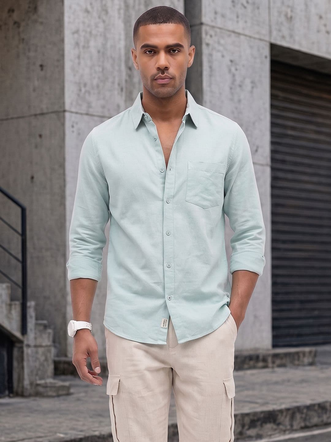 The Roadster Life Co. Pure Cotton Casual Shirt - view 1