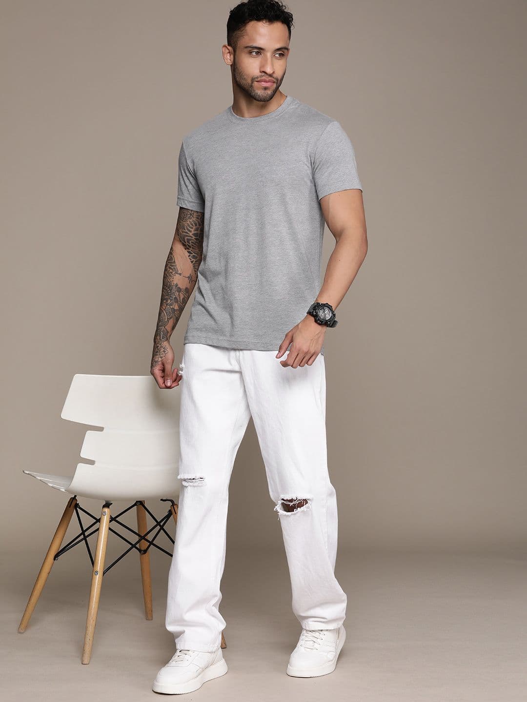 The Roadster Lifestyle Co. Men Cotton Regular Fit Jeans - view 1