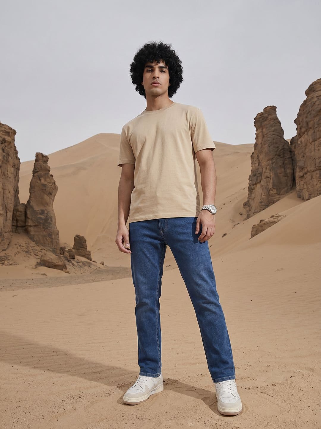 The Roadster Life Co. Men Regular Fit Mid-Rise Cotton Jeans - view 1