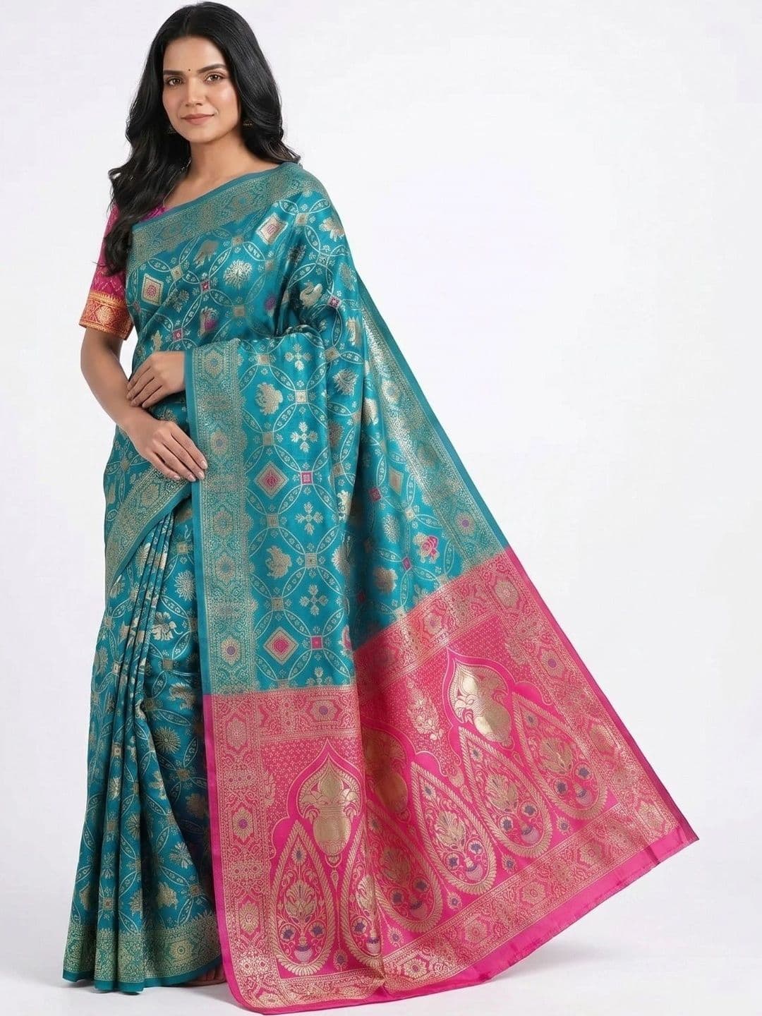 RANGVYRA LIFESTYLE Zari Art Silk Saree - view 1