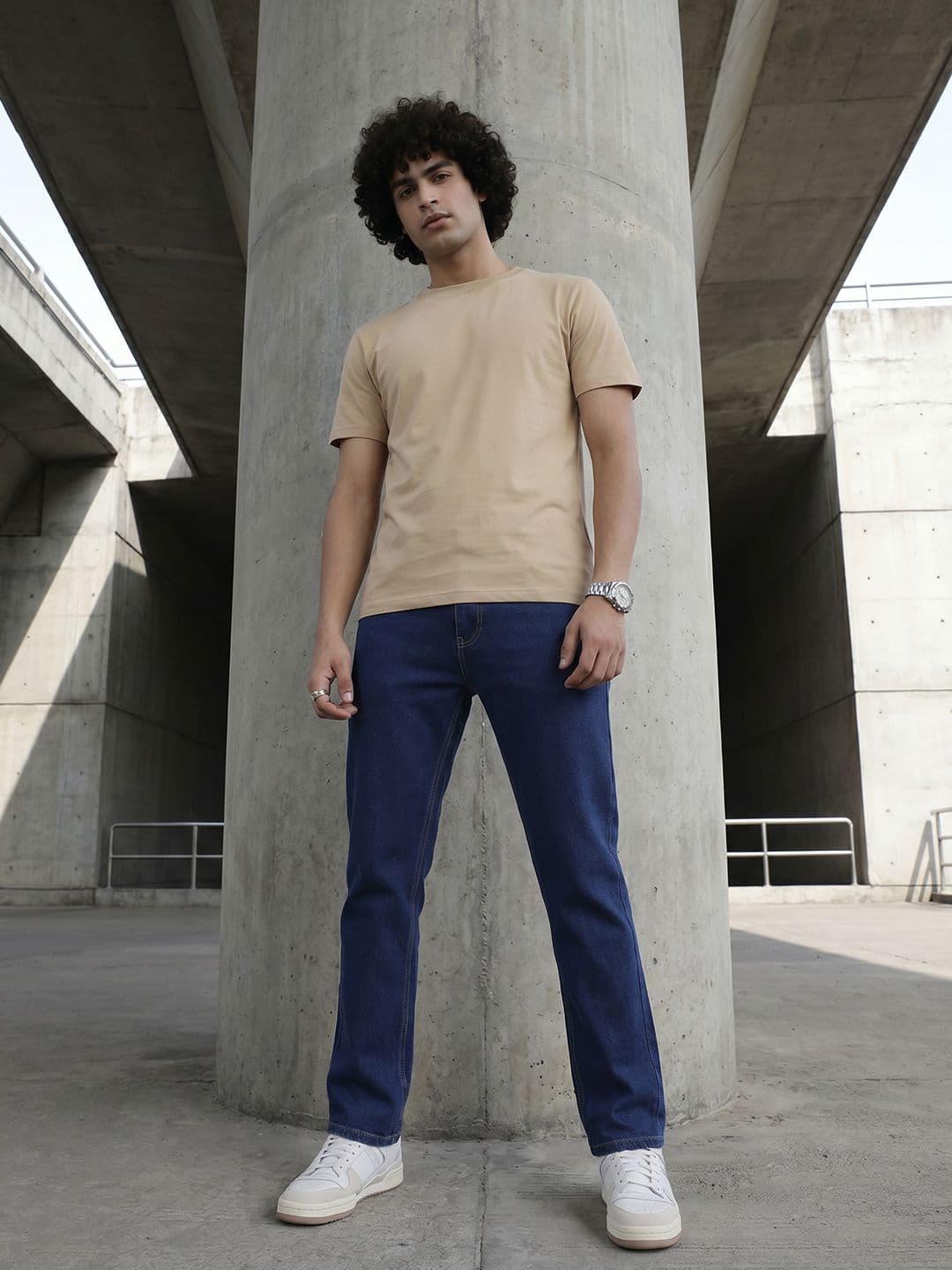The Roadster Life Co. Men Regular Fit Stretchable Jeans - view 1