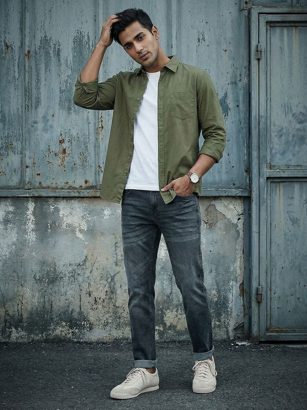 The Roadster Lifestyle Co. Men Slim Fit Light Fade Stretchable Jeans - view 1