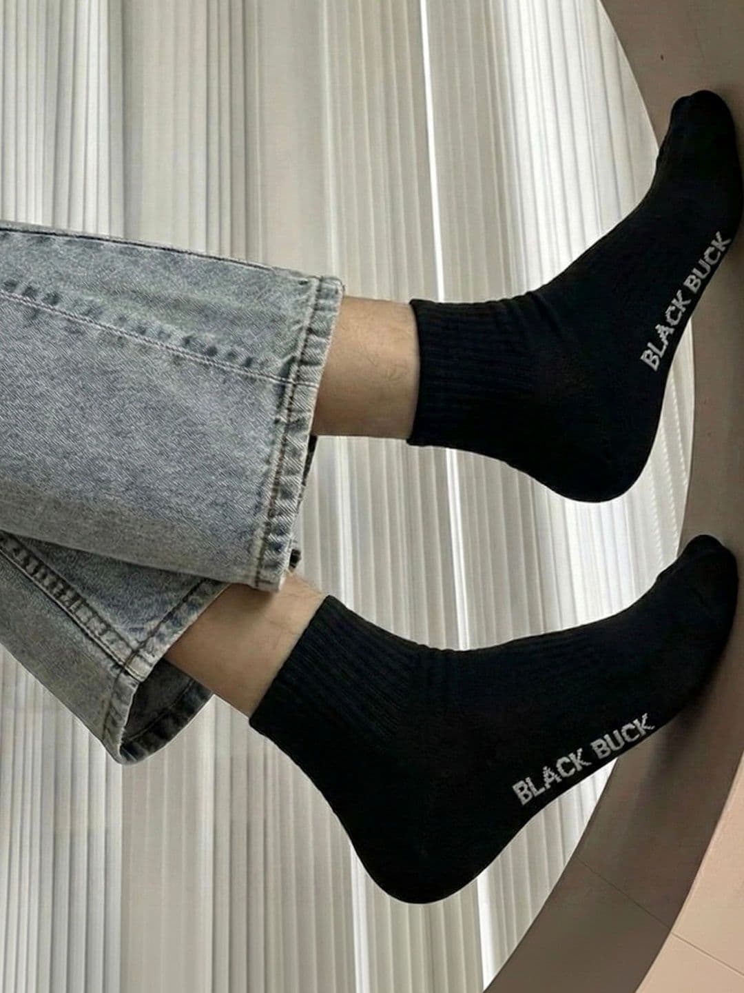 BLACK BUCK Men Pack of 3 Cotton Above Ankle Socks - view 1