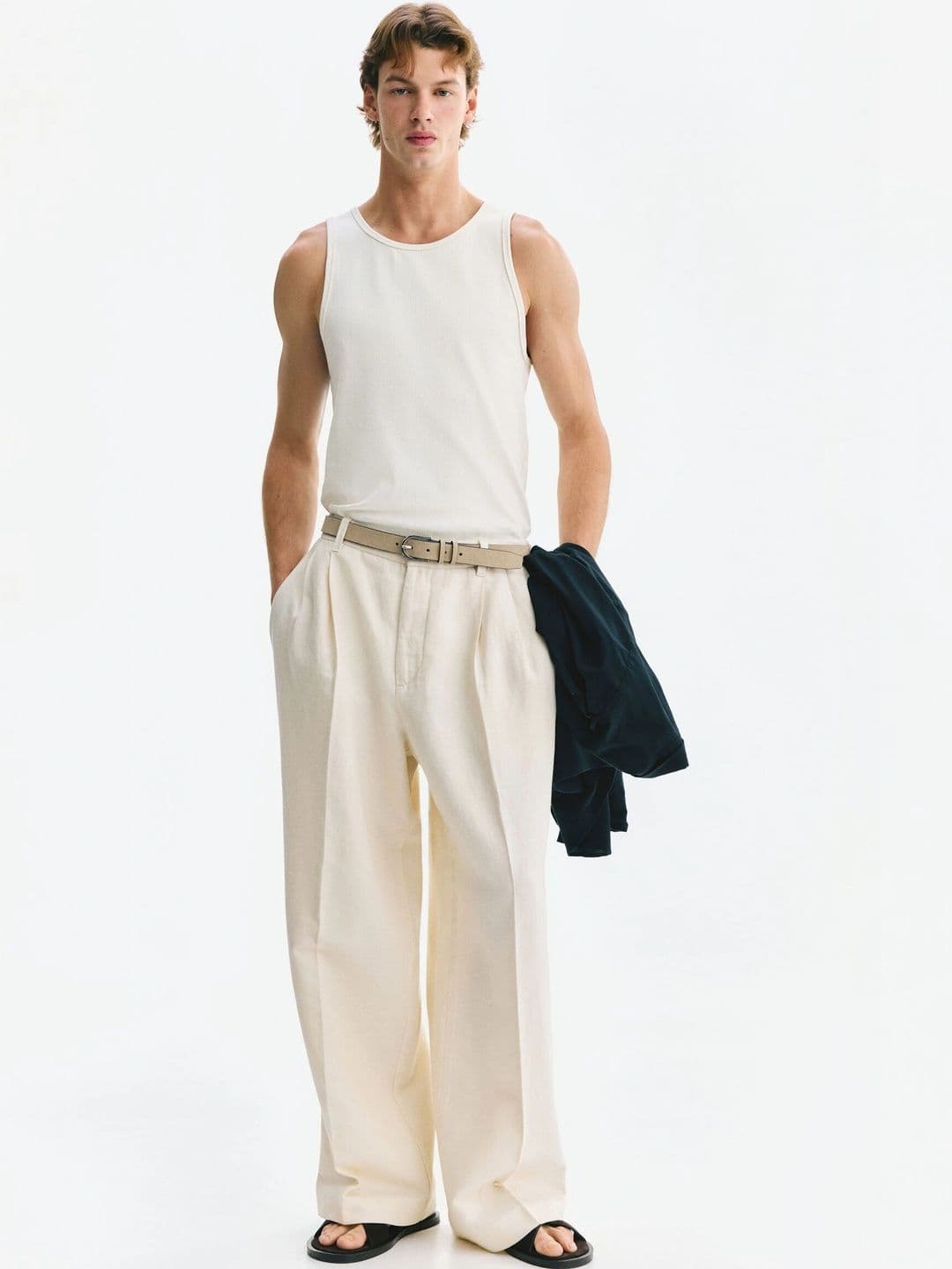 H&M Slim Fit Ribbed Vest Top - view 1
