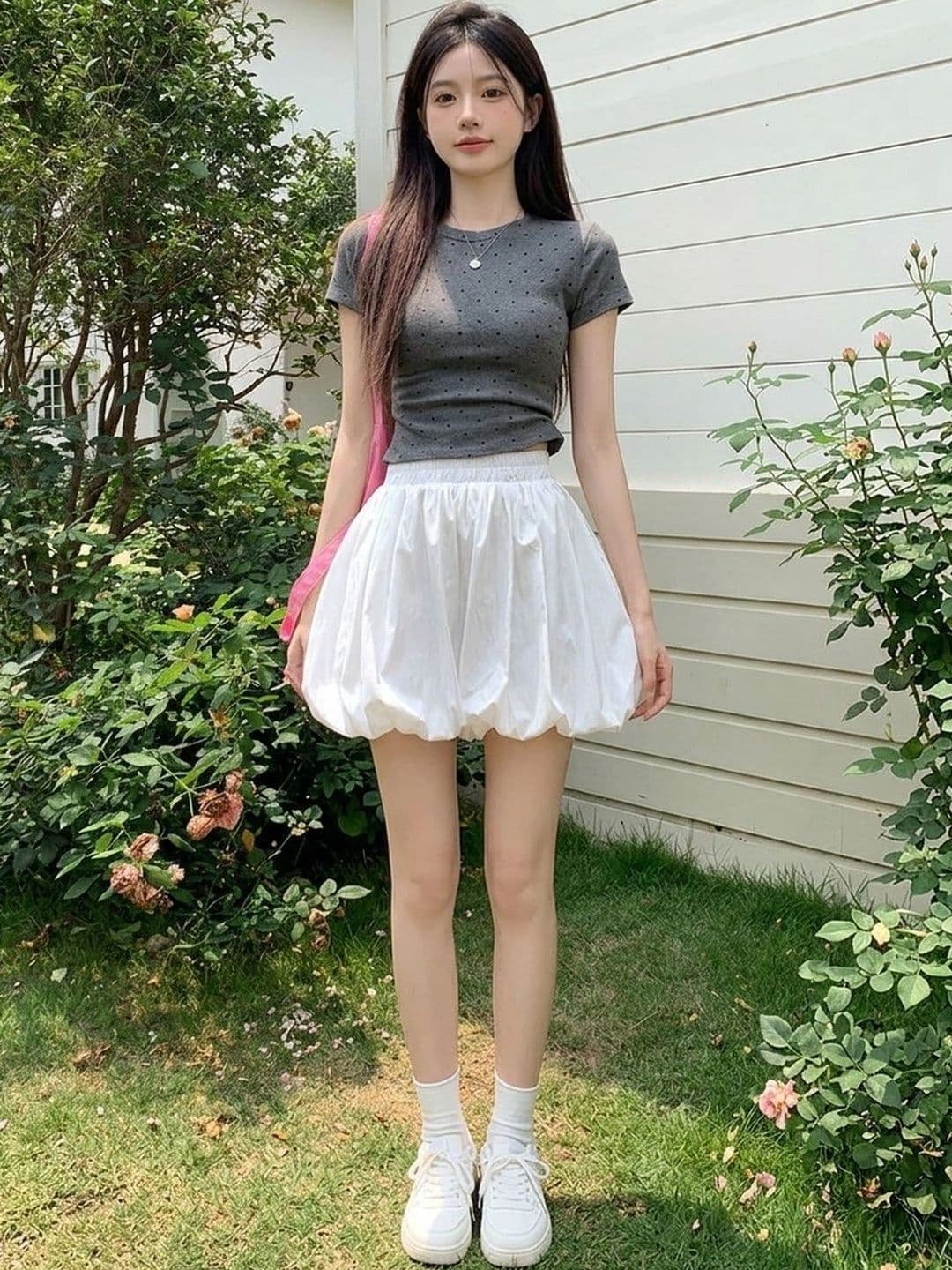 Suo Women Mini Balloon Skirt - view 1