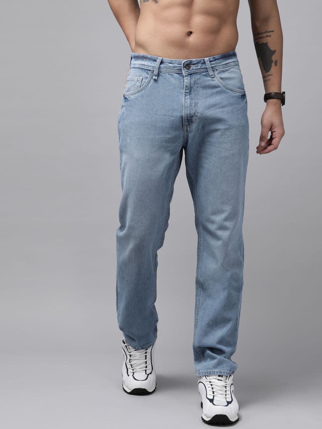 The Roadster Lifestyle Co. Men Cotton Straight Fit Jeans - view 1