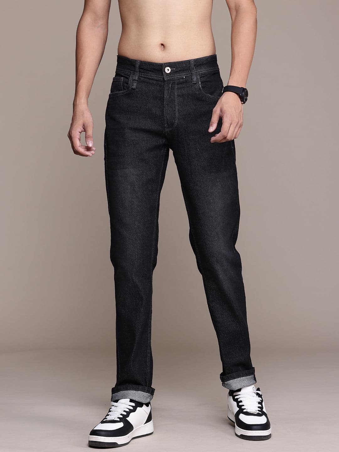 The Roadster Lifestyle Co. Men Slim Fit Stretchable Jeans - view 1