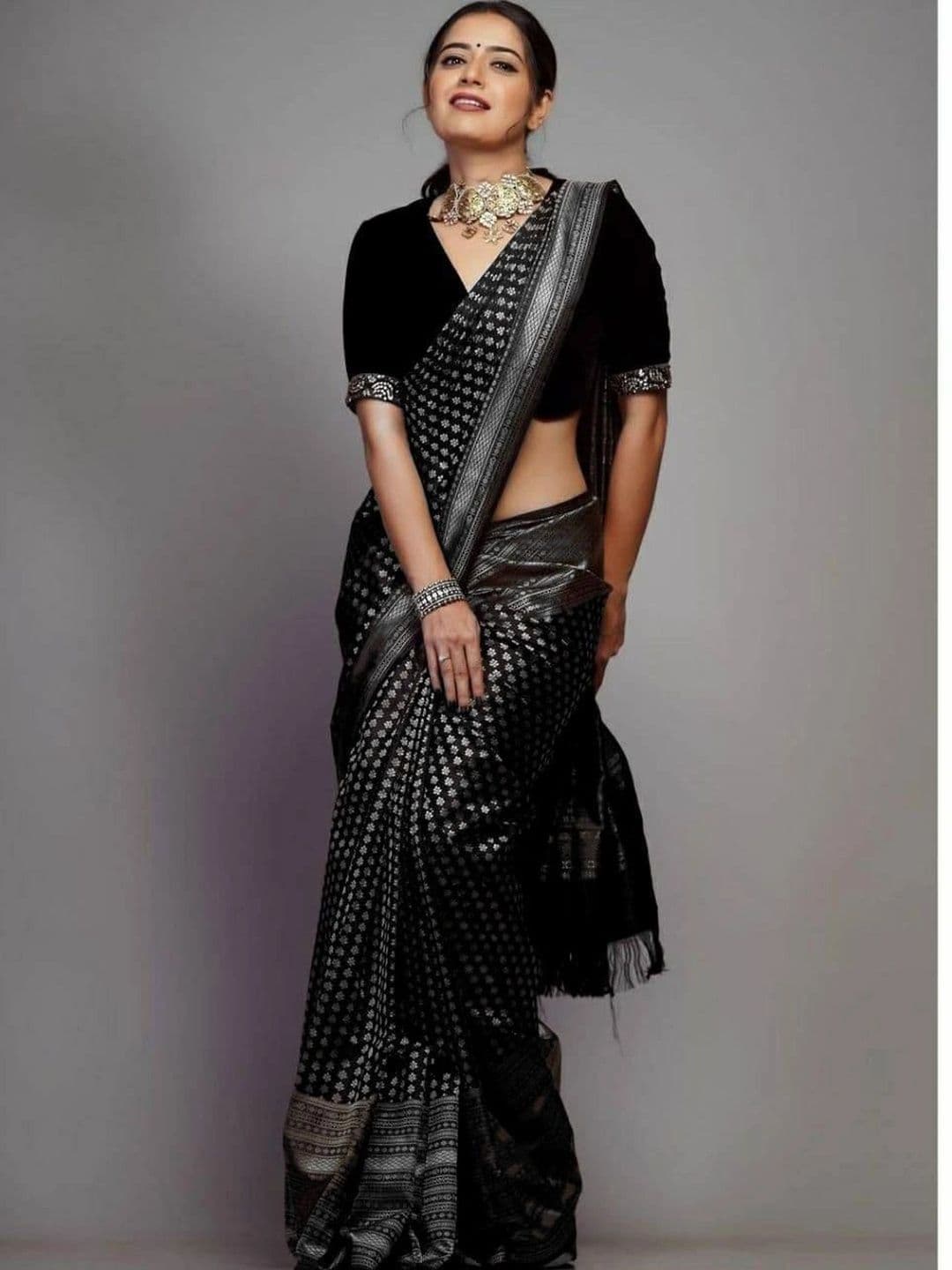 revika Woven Design Zari Art Silk Designer Kanjeevaram Saree - view 1