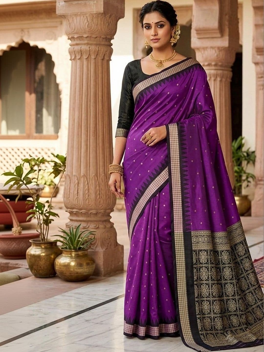 Silk Loomluxe Woven Design Zari Art Silk Sambalpuri Saree - view 1