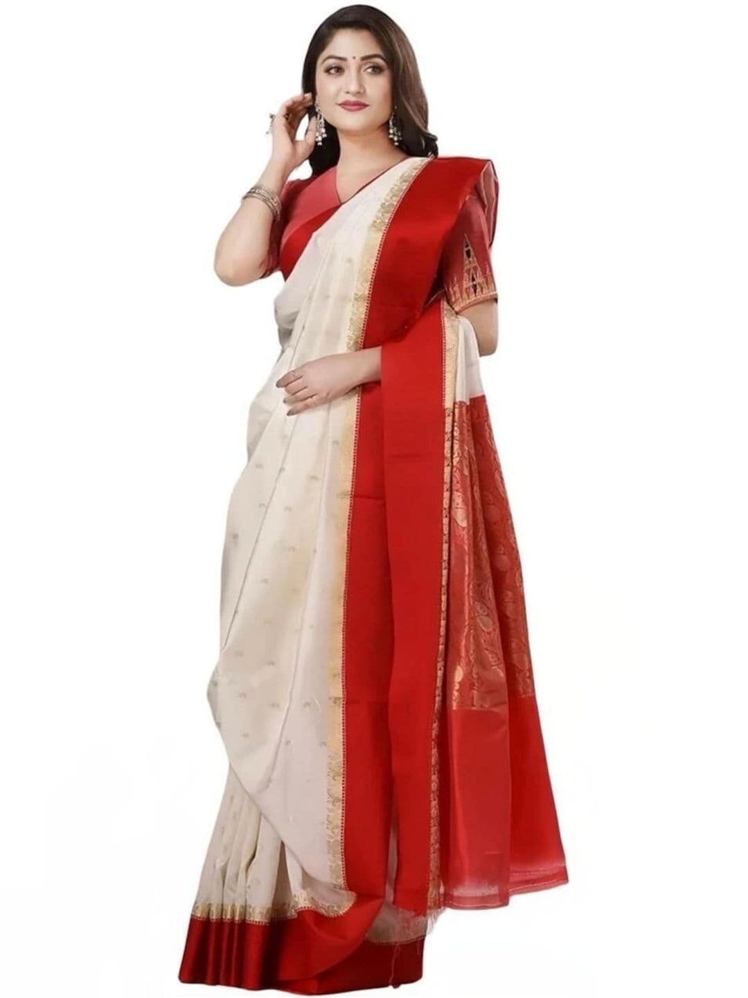 Silk Loomluxe Woven Design Zari Art Silk Saree - view 1