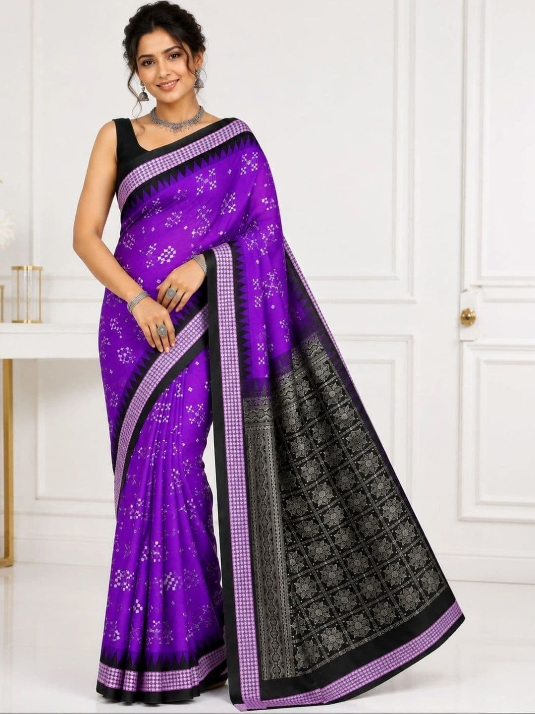 SHOPSILK Woven Design Art Silk Sambalpuri Saree - view 1