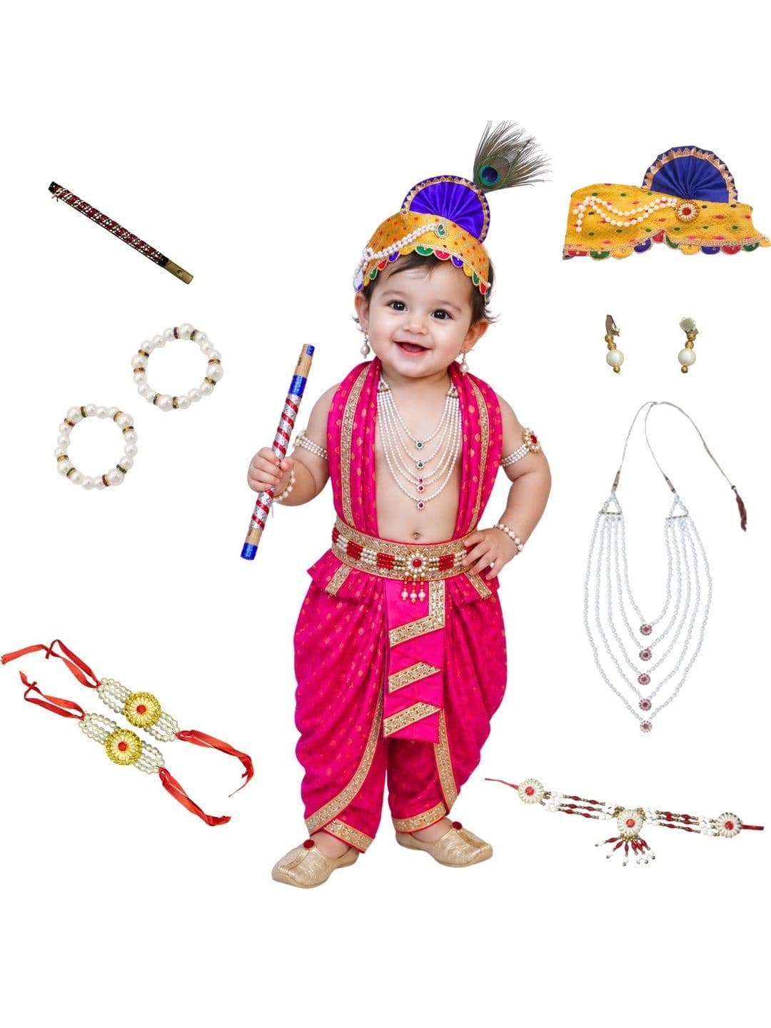 Kaku Fancy dresses Unisex Kids Printed Dhoti Pants - view 1