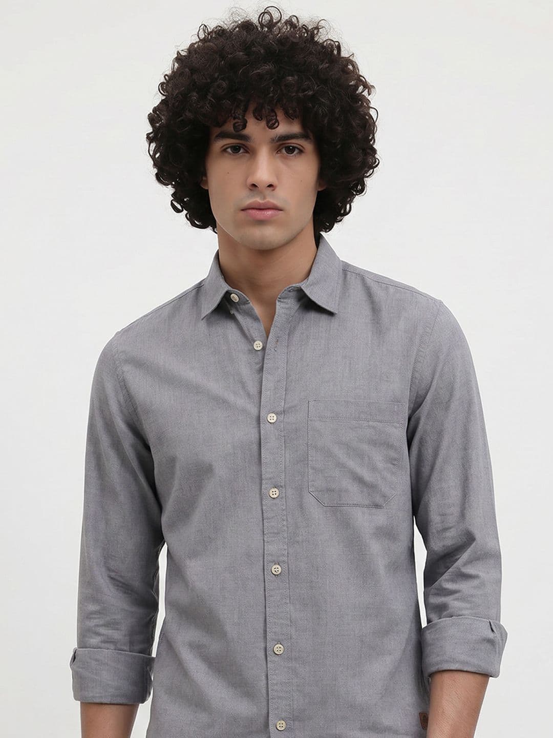 Roadster Life Co. Easy Drape Cotton Shirt - view 1