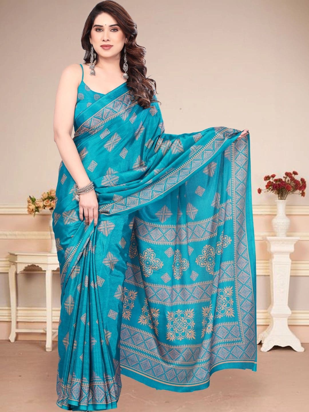 Owee Pure Chiffon Designer Saree - view 1