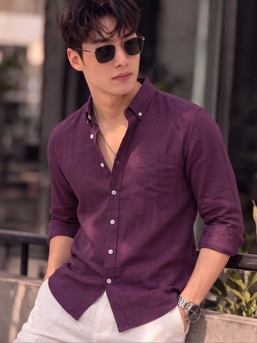 Nat Jastica Men Straight Casual Shirt - view 1