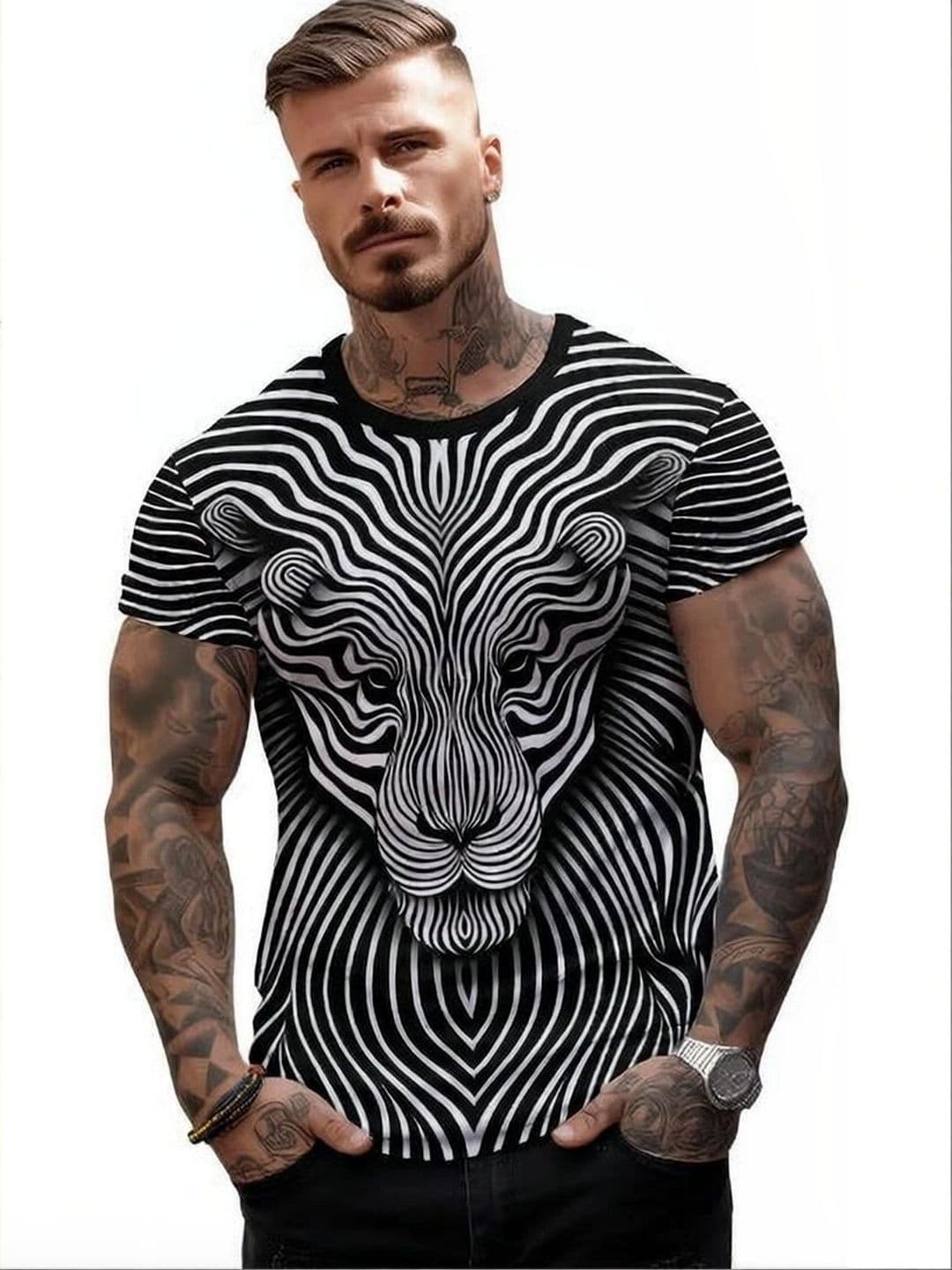 CHANDRASTYLE Men Printed T-shirt - view 1