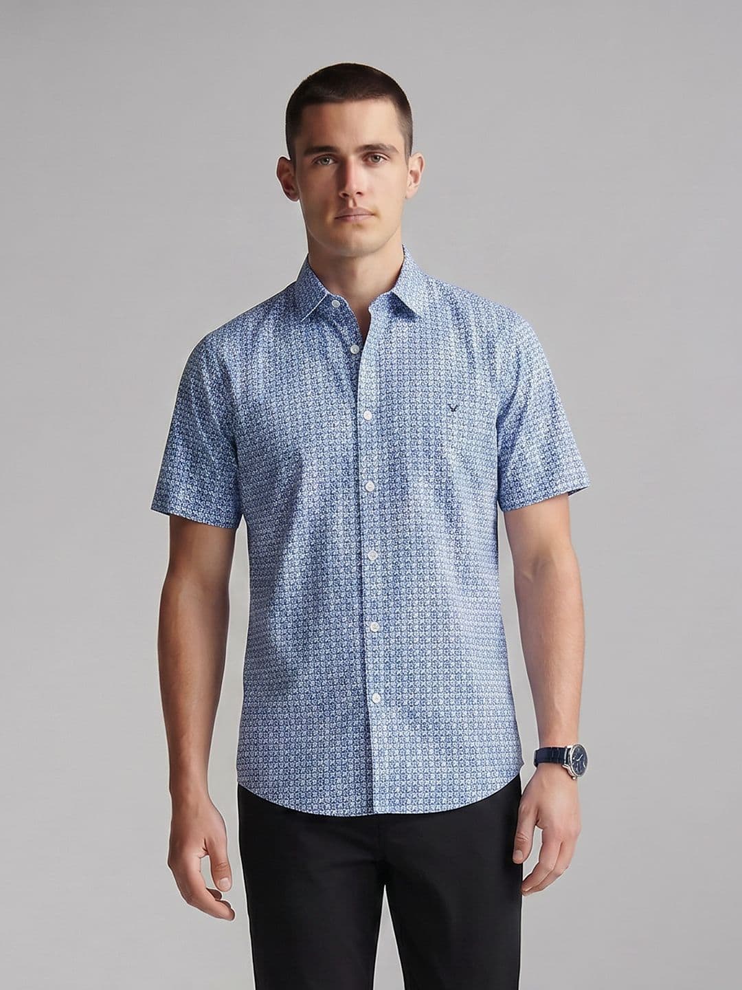 Allen Solly Sport Fit Micro Ditsy Printed Casual Shirt - view 1