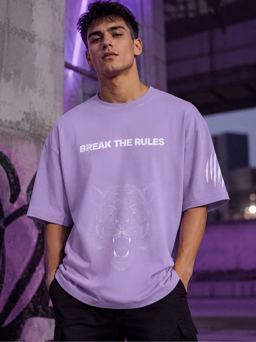 Warrior World Men Printed Pure Cotton T-shirt - view 1