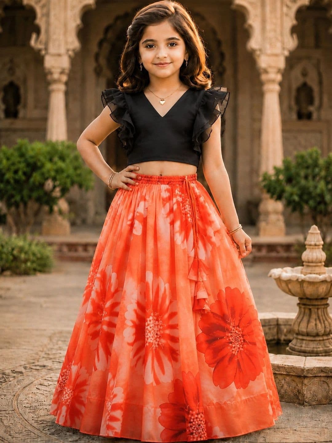 KALINI Girls Ready to Wear Lehenga & - view 1