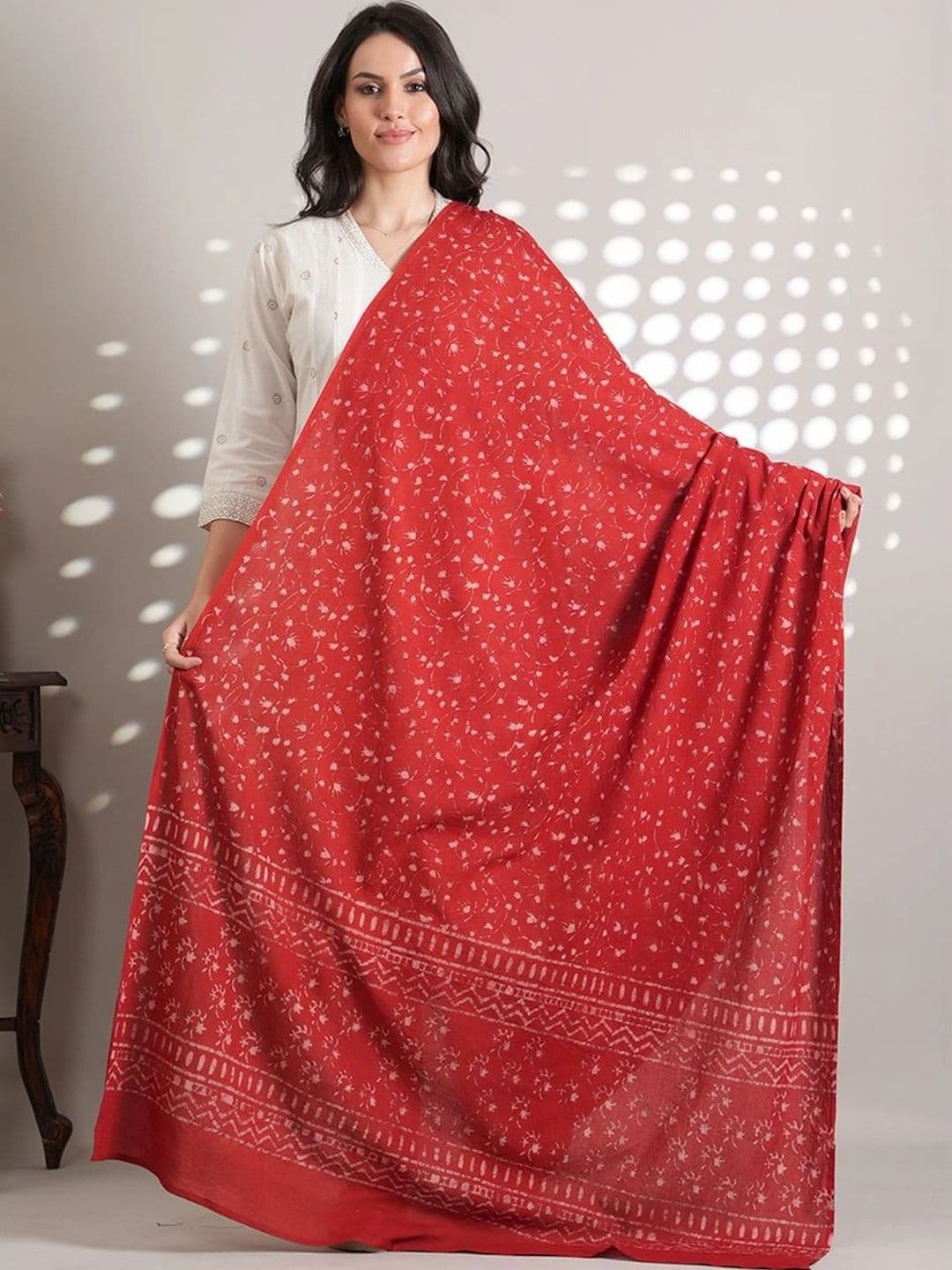 Style Shoes Printed Pure Cotton Block Print Dupatta - view 1