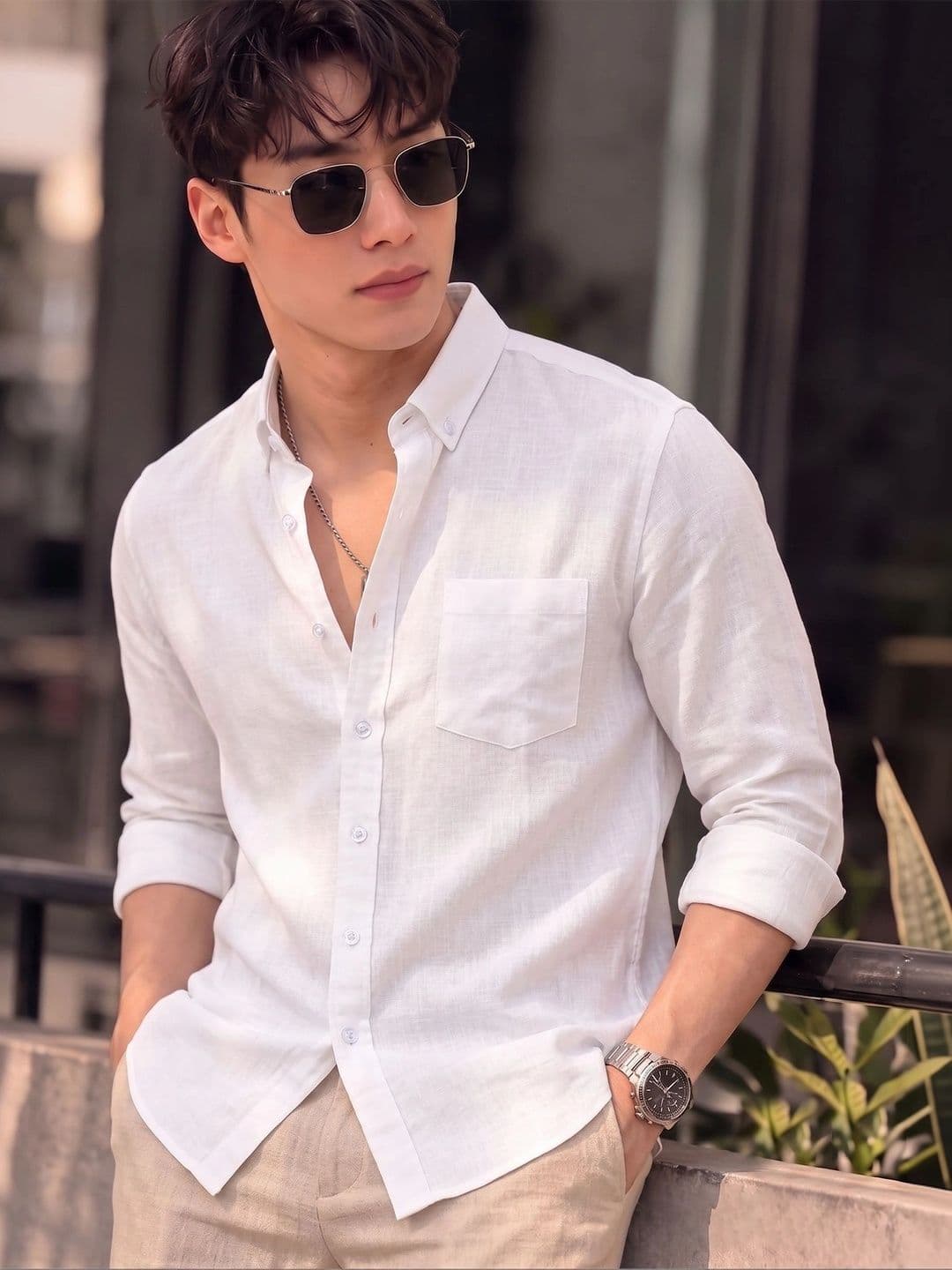 Nat Jastica Men Straight Casual Shirt - view 1