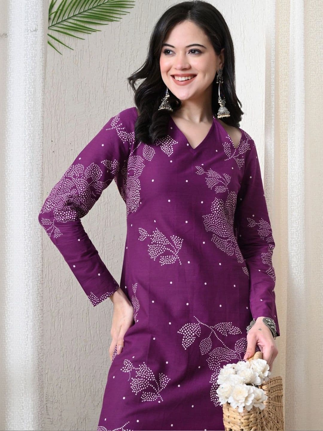 BKApparels Women Floral Printed Kurta - view 1