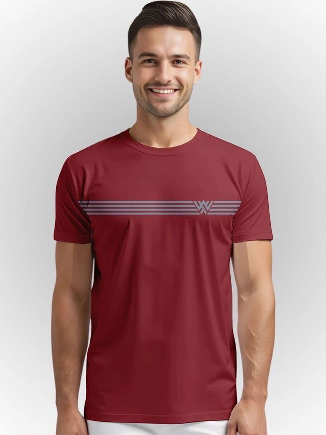 Warrior World Men Brand Logo Printed Pure Cotton T-shirt - view 1