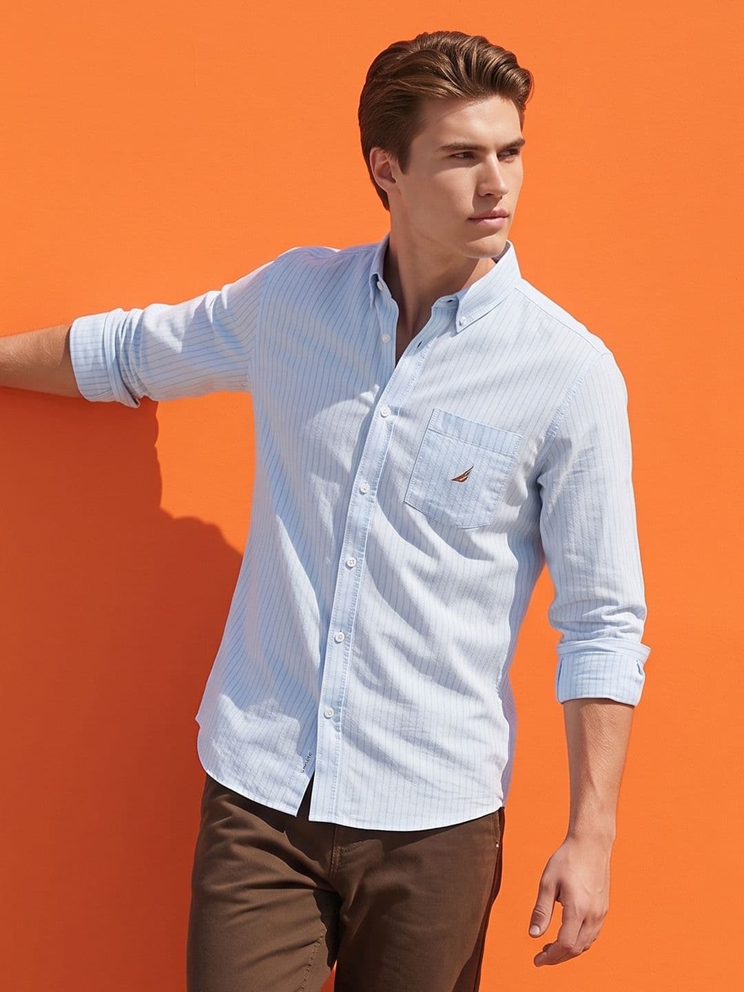 Nautica Striped Casual Shirt - view 1