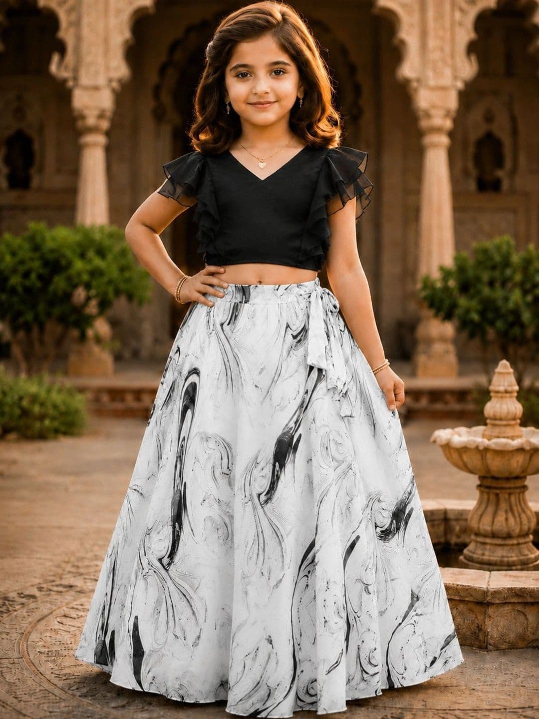 KALINI Girls Ready to Wear Lehenga & - view 1