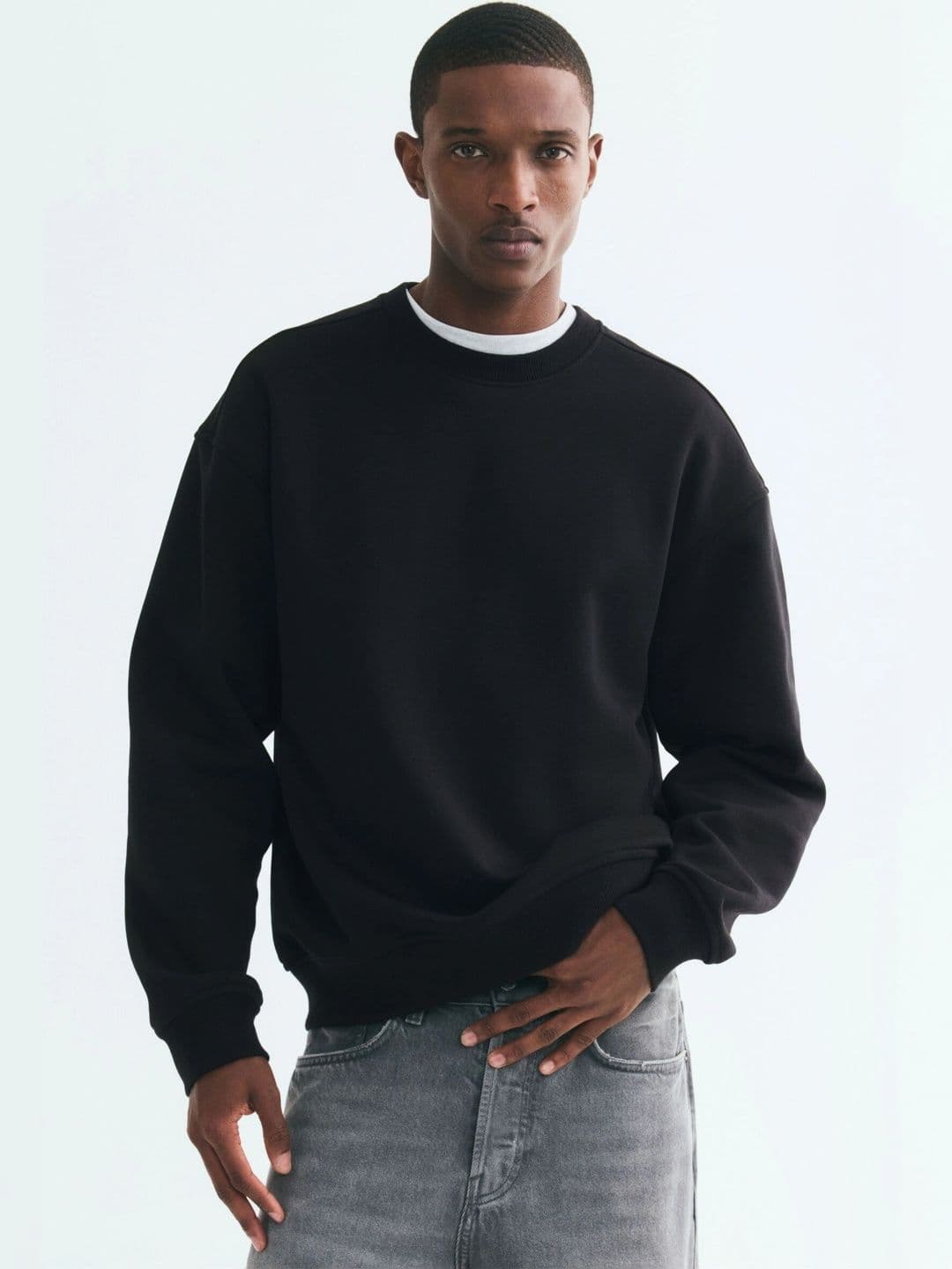 H&M Men Loose Fit Sweatshirt - view 1