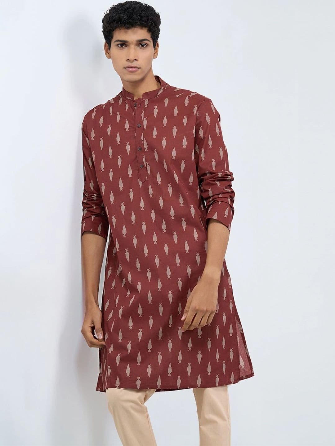 indus route by Pantaloons Men Printed Kurta - view 1