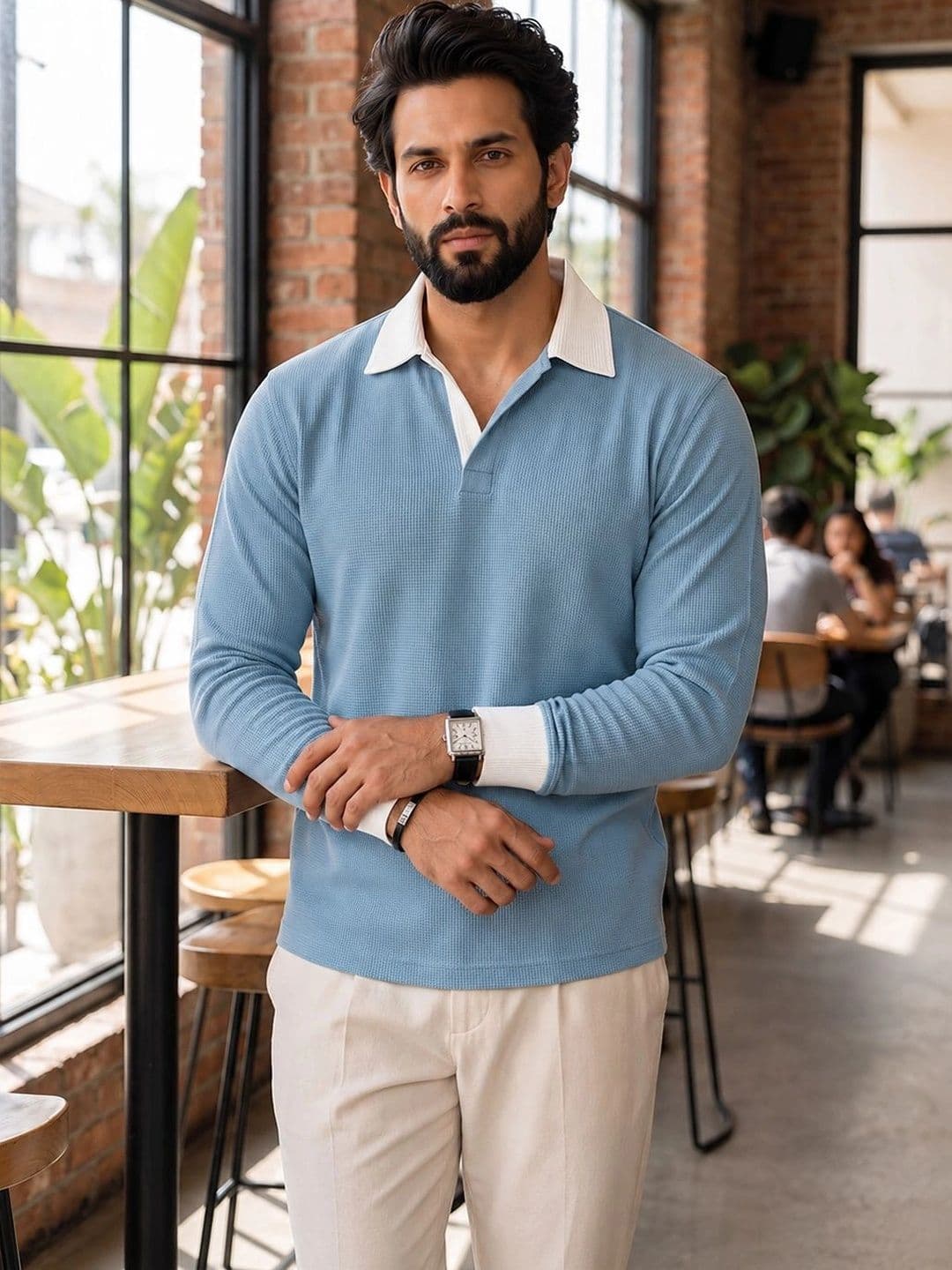 Trudam Men Polo Collar T-shirt - view 1