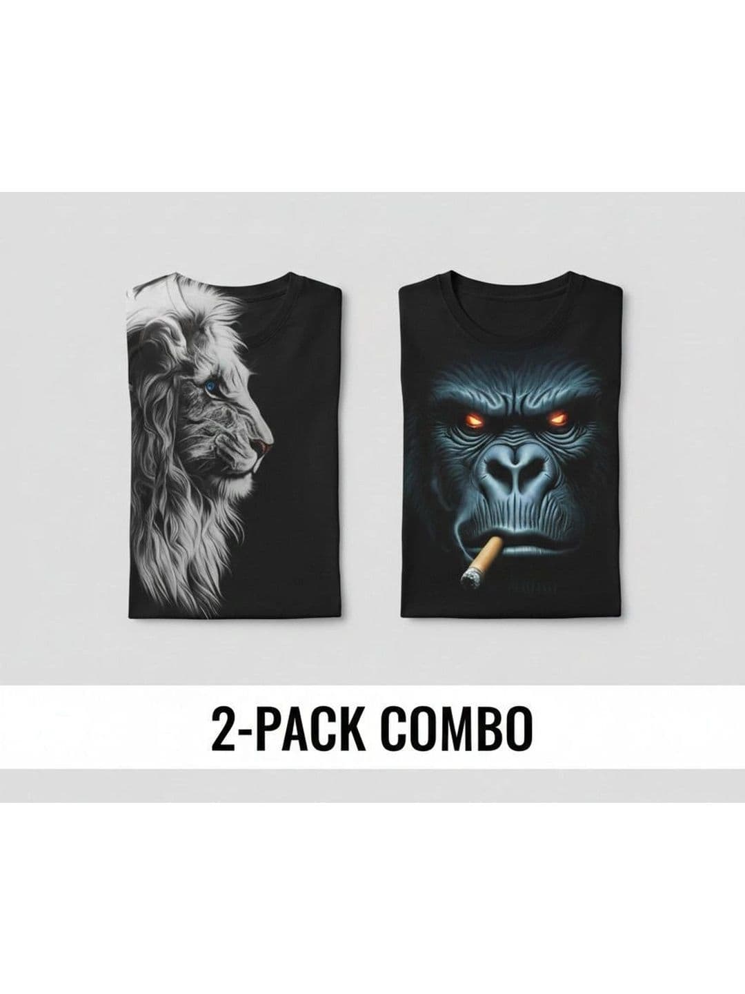 CHANDRASTYLE Men Pack of 2 Graphic Printed T-shirt - view 1