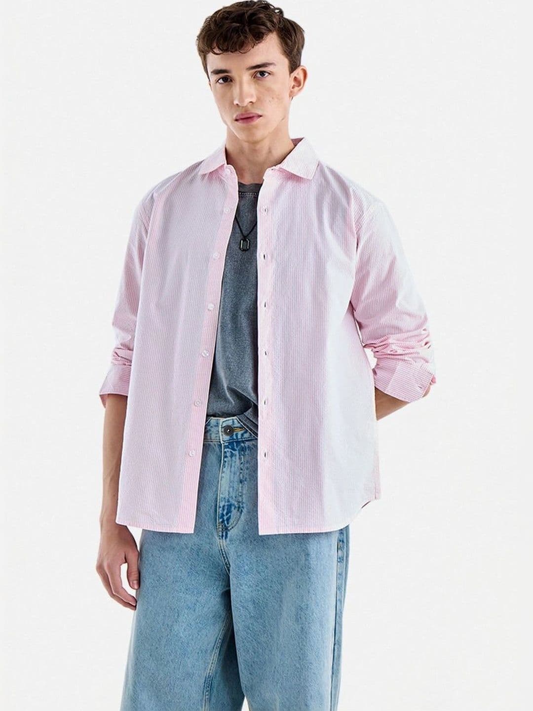 Snitch Men Striped Casual Shirt - view 1