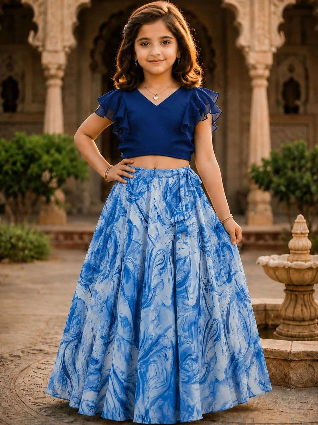 KALINI Girls Ready to Wear Lehenga & - view 1