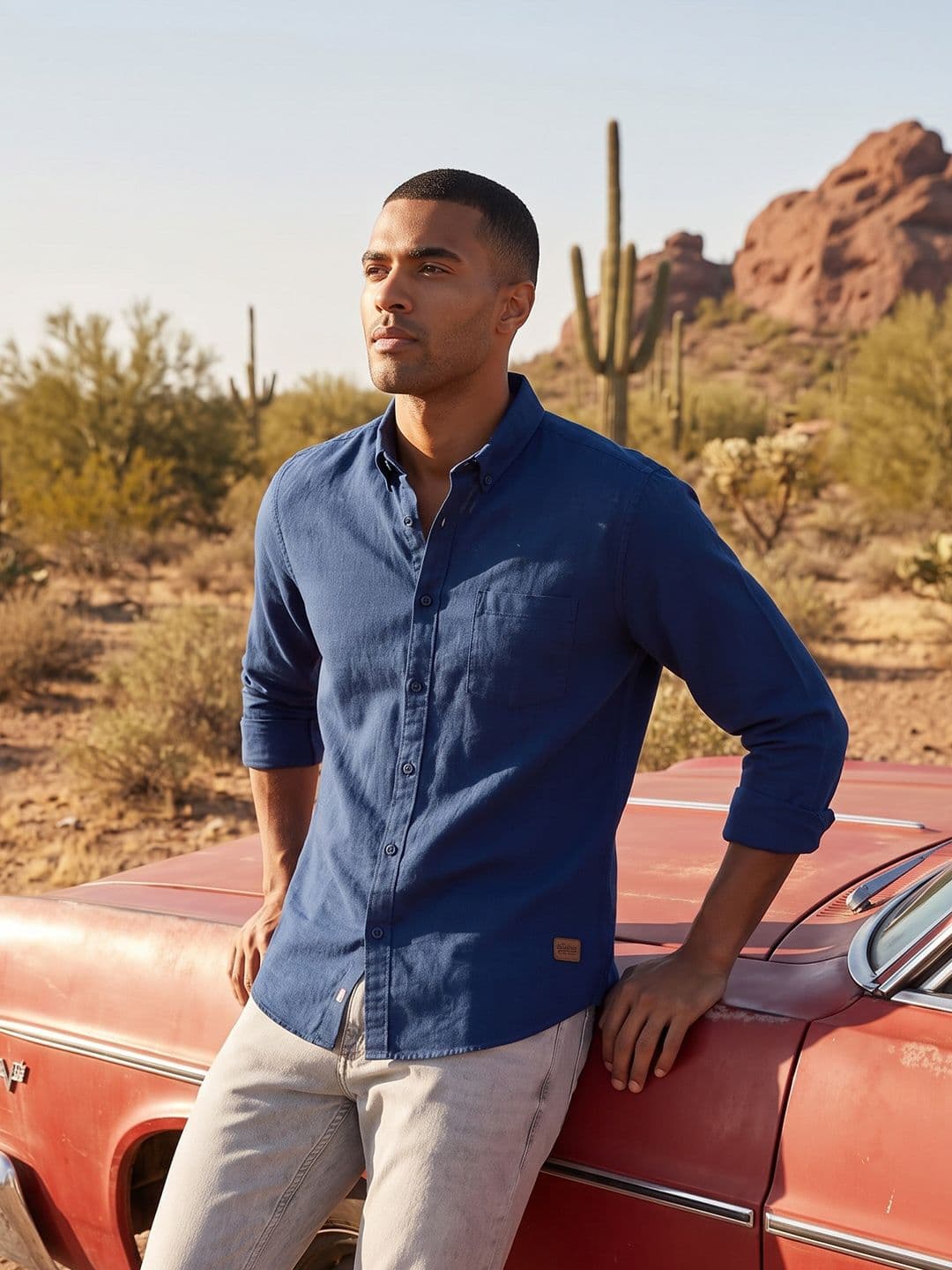The Roadster Life Co. Pure Cotton Casual Shirt - view 1