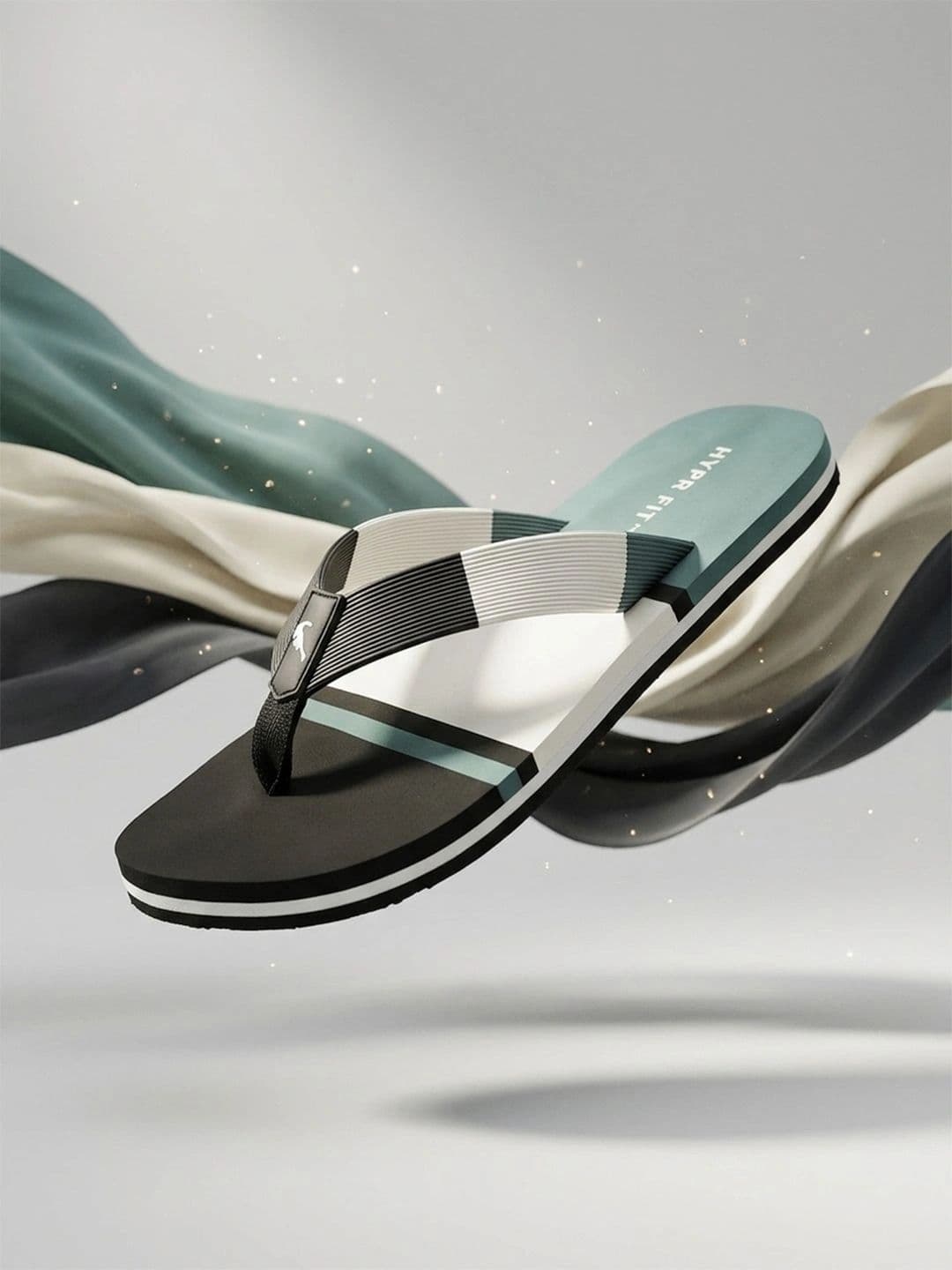 HYPR FIT Pro Hypr Flex Solid Silicone Upper Cushioned Arch Support Slippers - view 1