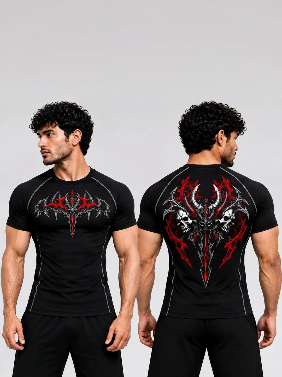 WAYUP Men Printed Dri-FIT Compression T-shirt - view 1