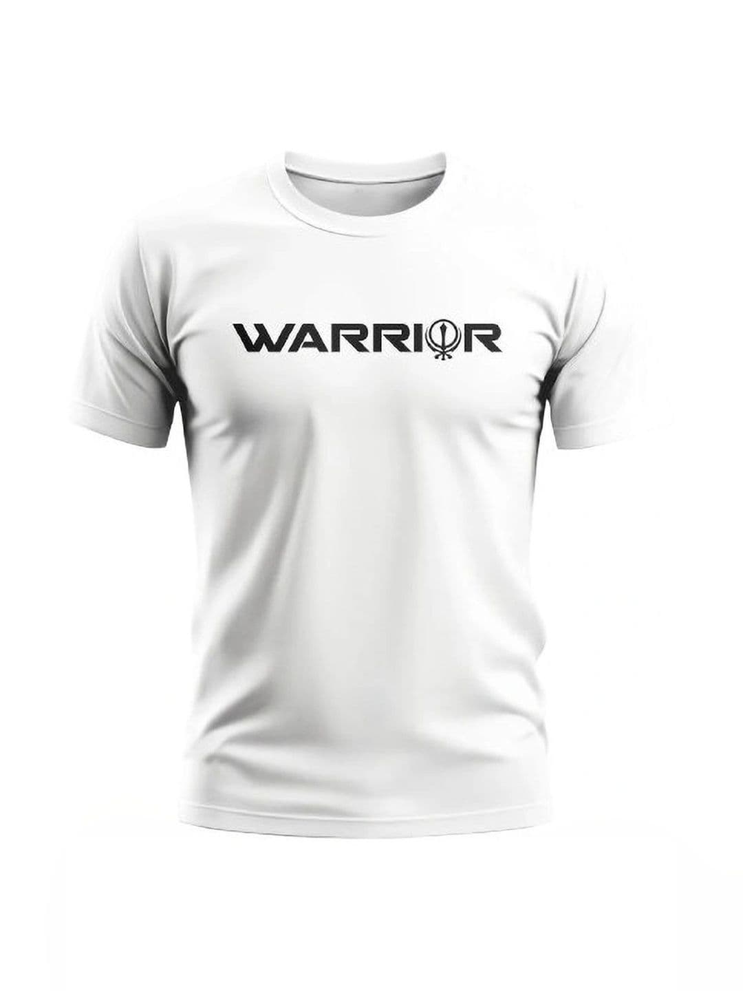 Warrior World Men Typography Printed Pure Cotton T-shirt - view 1