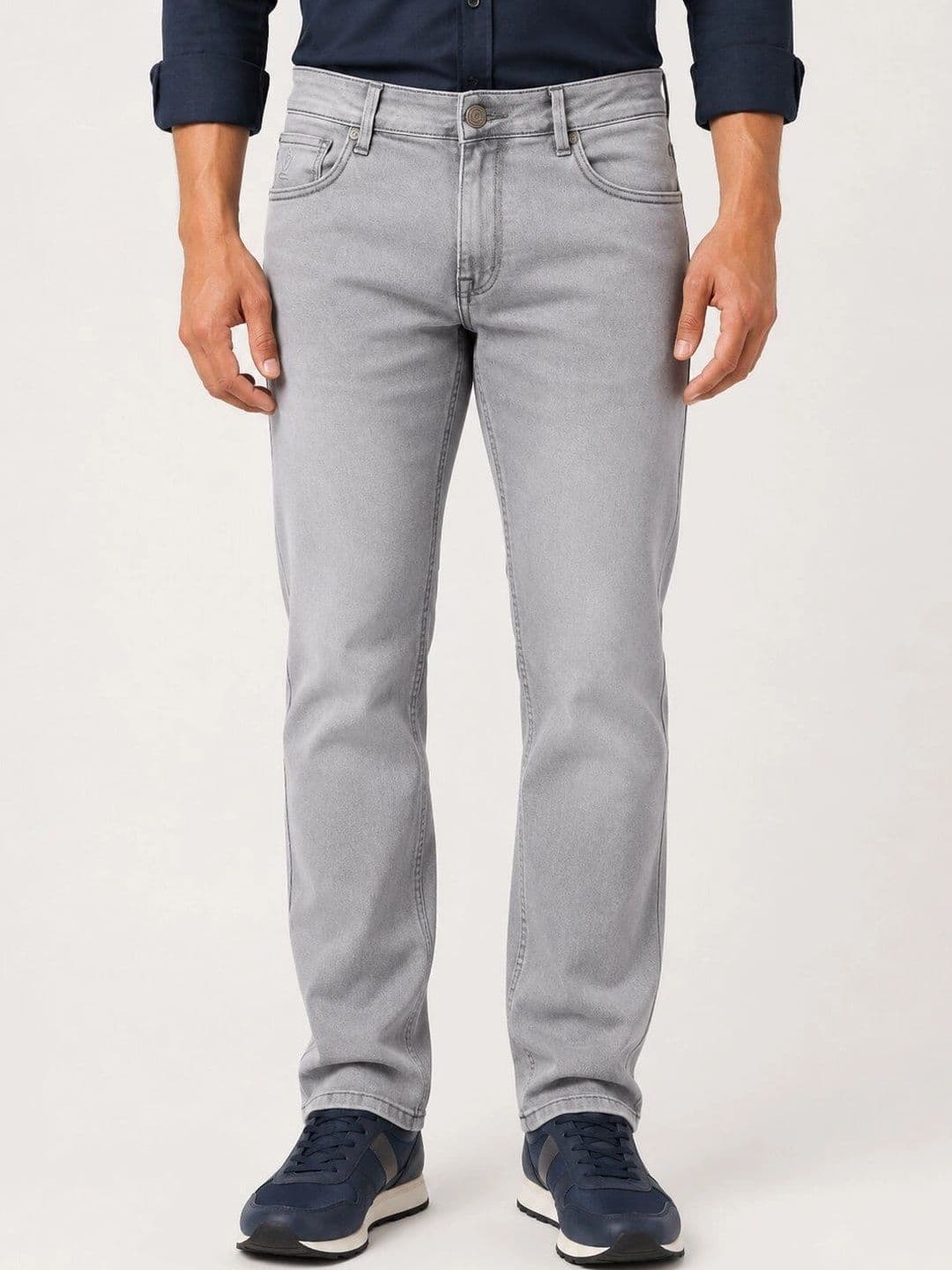 BRUMMELL Men Slim Fit Mid-Rise Jeans - view 1