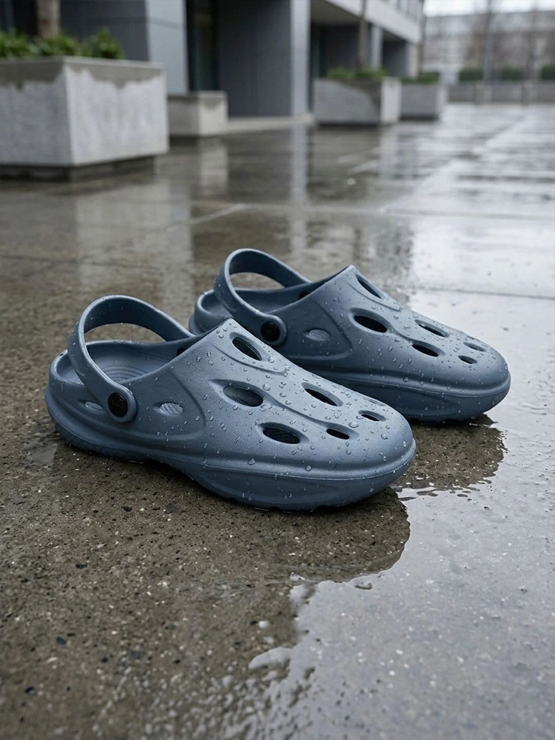 HYPR FIT Solid Water-Resistant Cushioned Shock Absorption Comfort Clogs - view 1