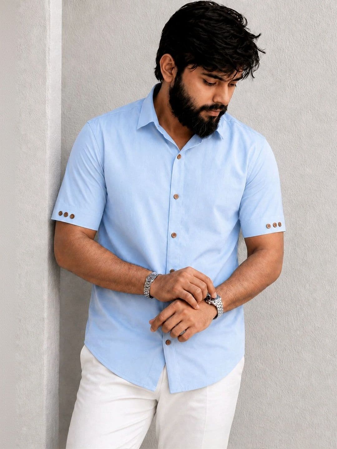 Anneca Men Relaxed Casual Shirt - view 1